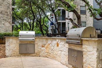 Picnic area with bbq grills
